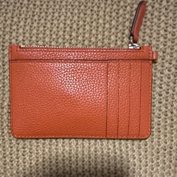 Ralph Lauren Orange Key & Card Holder - Picture 2 of 2